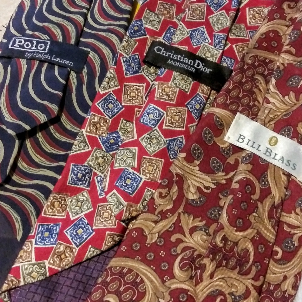 Designer ties 3 for $25